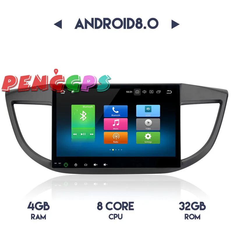 2din Android 8 0 7 1 автомобильный радиоприемник стерео комплект с gps-навигатором для Honda