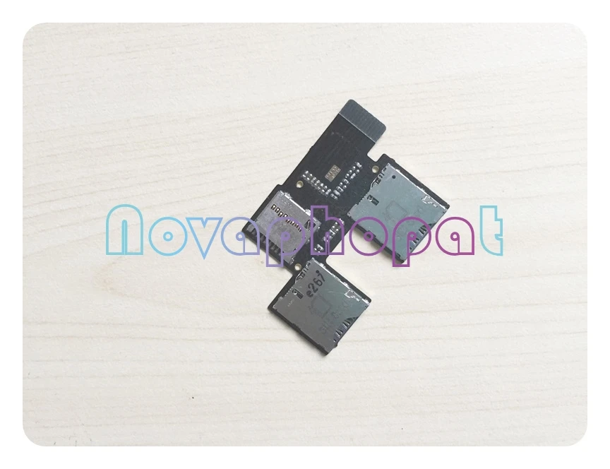 Novaphopat для HTC Desire SV T326E лоток двух SIM-карт и держатель карты памяти SD гибкий кабель