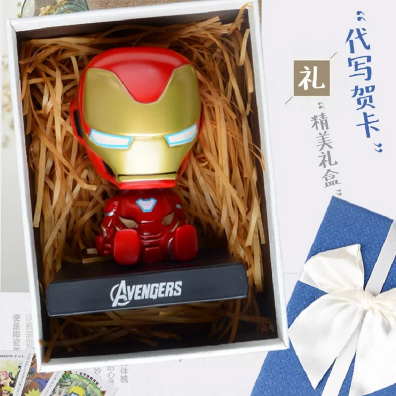 12 шт. Marvel Мстители Железный человек Ants Raytheon Капитан Америка Человек паук Q Edition