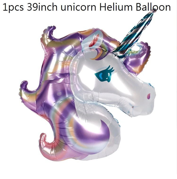 1 purple unicorn QIFU Единорог настенные наклейки Единорог День Рождения украшения Дети Единорог фон день Рождения Вечеринка детский душ подарочные принадлежности - Цвет: 1 purple unicorn