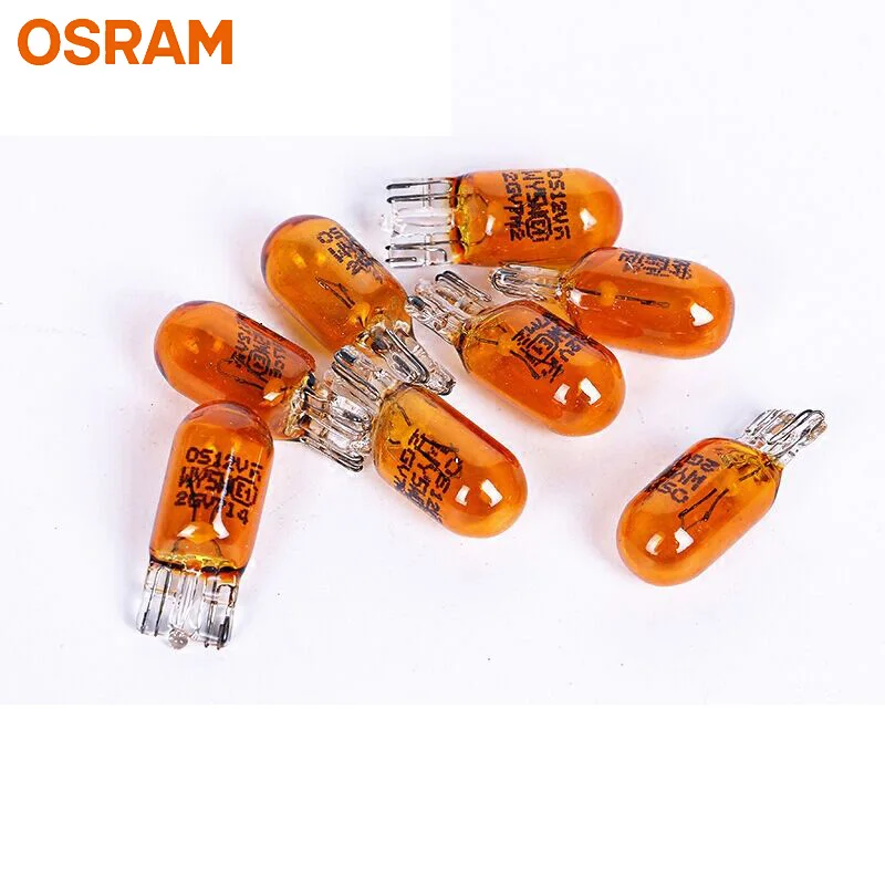 OSRAM T10 2827 W5W Янтарный стандартный внутренний светильник лампы для перепродажи