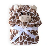 baby blankets lovely cartoon animal style hooded receiving blankets envelopes for newborns soft blanket for baby