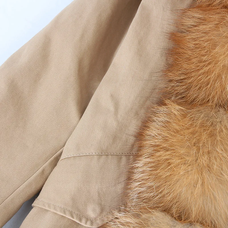 Парка 2019 Новый бренд одежда женская Зимняя парка длинная Жакет Воротник мех