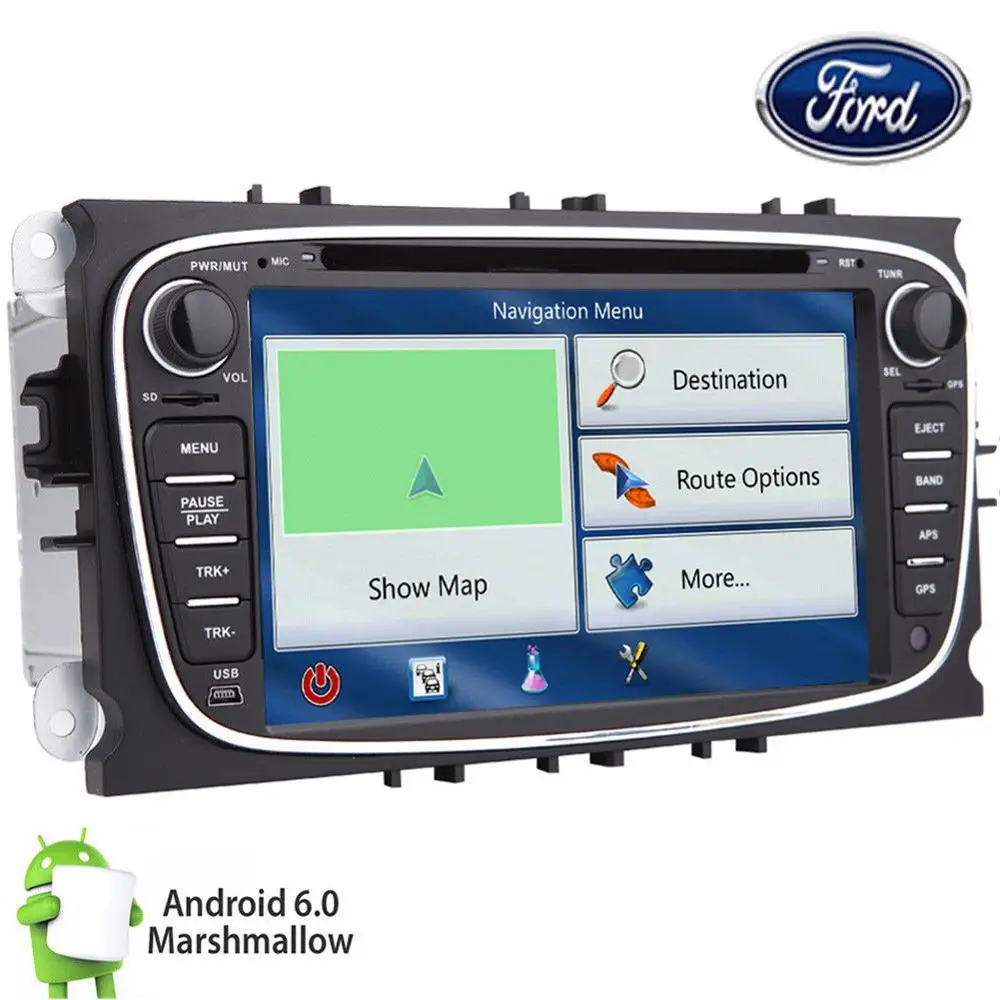 Автомобильный dvd плеер Android 6 0 в тире Стайлинг Doubel din gps навигатор радио DVR наклейки