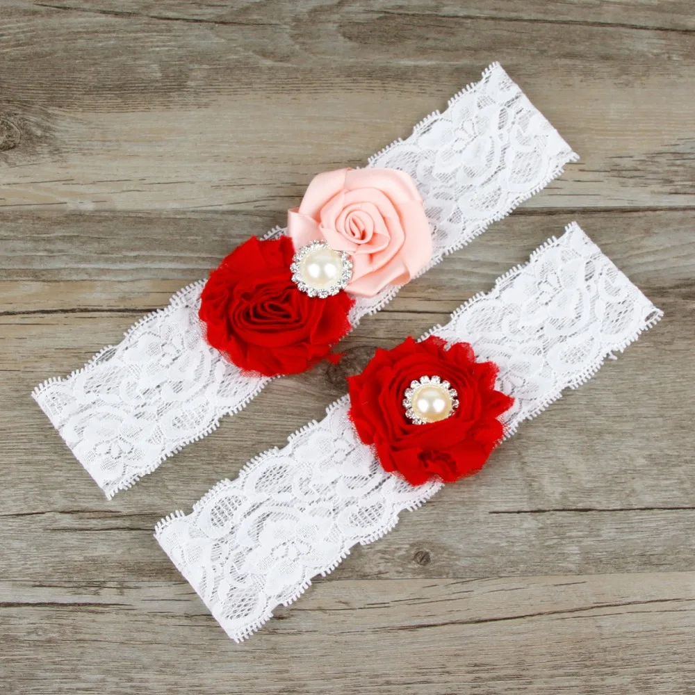 1 пара Свадебная Кружевная подвязка для Роза свадебные подвязки винтажный стиль