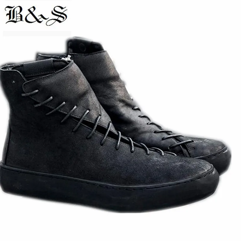 Черный и улица 2019 ретро Роскошные ручной работы из натуральной кожи швейная