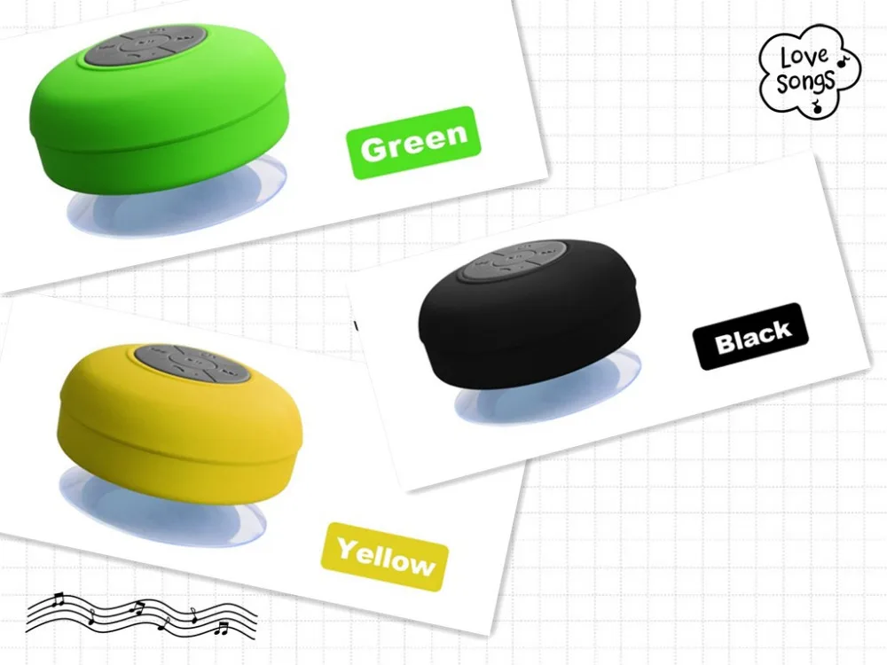 Мини Bluetooth Динамик Портативный Водонепроницаемый Беспроводной громкой связи Bluetooth гарнитура для Динамик s, для душа, Ванная комната, бассейн, автомобиль, пляжа и Уличная обувь на шерстяном подкладе