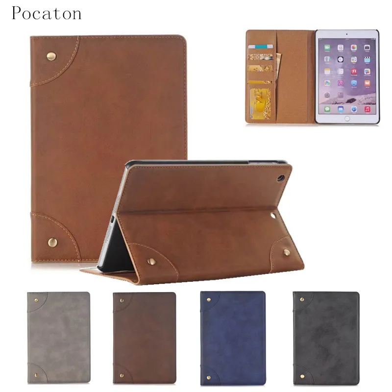 Чехол-подставка Pocaton из искусственной кожи для iPad mini 1 умный чехол 2 3 режим сна