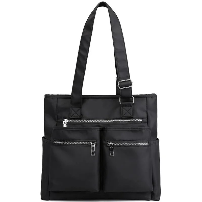 Simple Travel Top-handle Bag Women Satchels Nylon Shopping Casual Daily Tote Large Capacity Shoulder Bags Waterproof Handbag