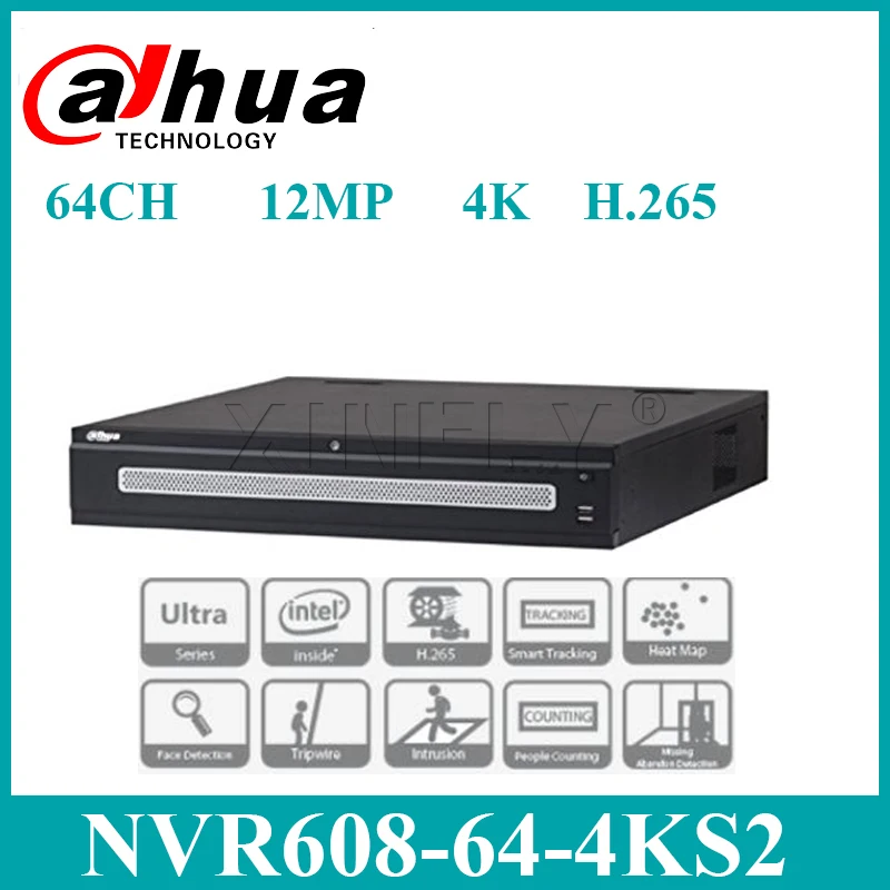 Dahua NVR608 64 4KS2 сетевой видеорегистратор 64CH Ultra 4K жесткий диск выбранный для замены 32