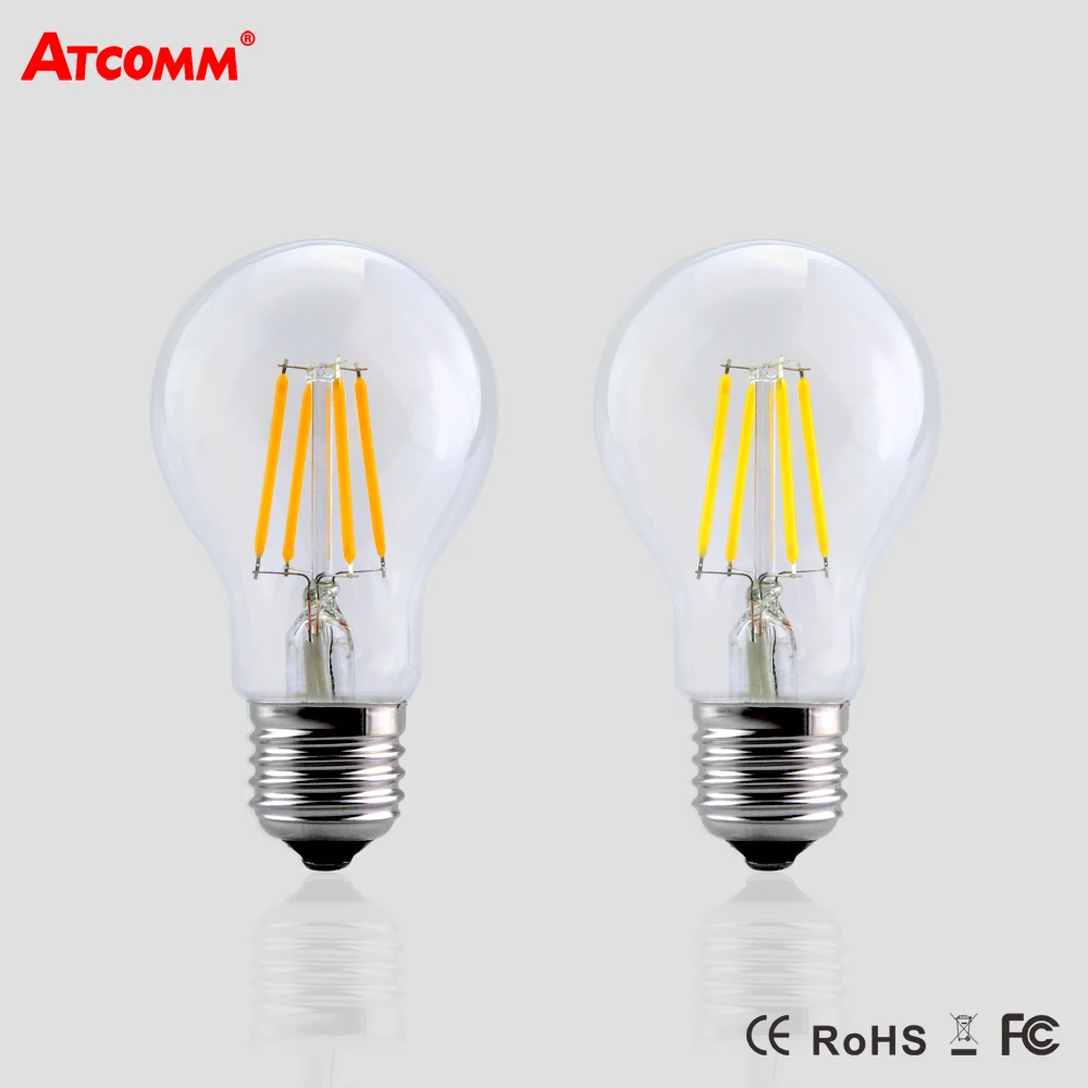E27 светодиодная лампа накаливания G45 A60 110V 220V 2W 4W 6W 8W Ampoule LED винтажная антикварная