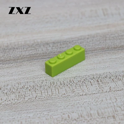 Light Green MOC детские образовательные игрушки блоки пластиковые детали для конструктора 1x4 совместимый с лего 3010 части игрушки для девочек мальчиков 1000 шт - Цвет: Light Green