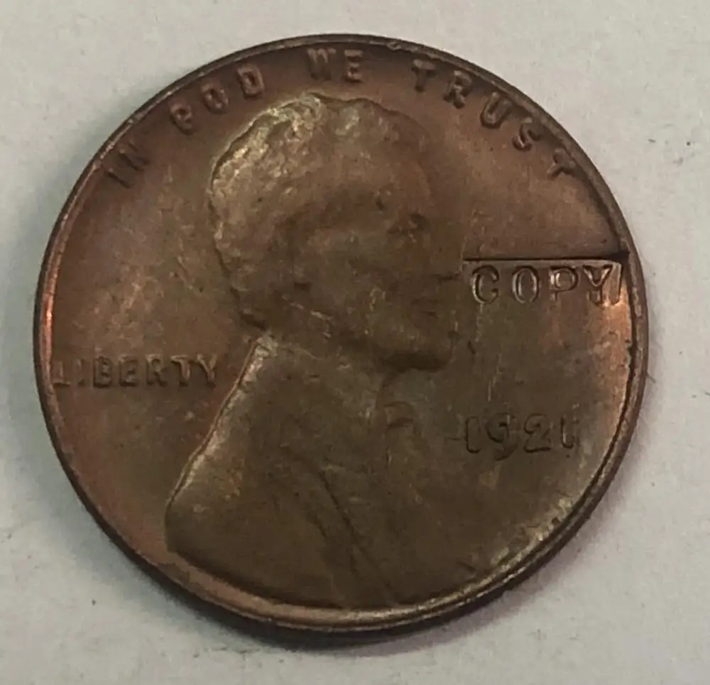 1921 Соединенные Штаты 1 Cent &quotЛинкольн пшеничные уши обратного&quot|Безвалютные