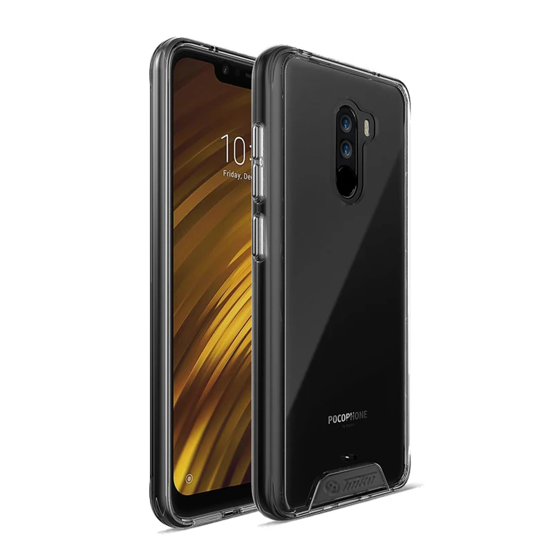 TOIKO Chiron Гибридный Жесткий ПК Мягкий ТПУ бампер защитные чехлы для xiaomi Pocophone F1 противоударный корпус Poco F1 Прозрачный чехол для телефона