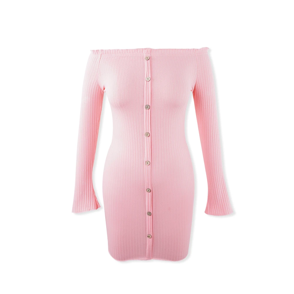 Соблазнительные женские облегающие платья с вырезом лодочкой однотонное