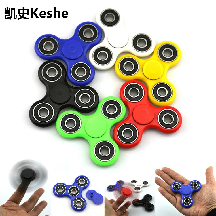 2017 Непоседа Счетчик Палец ABS EDC Руки Spinner Tri Для Детей Аутизм СДВГ Беспокойство