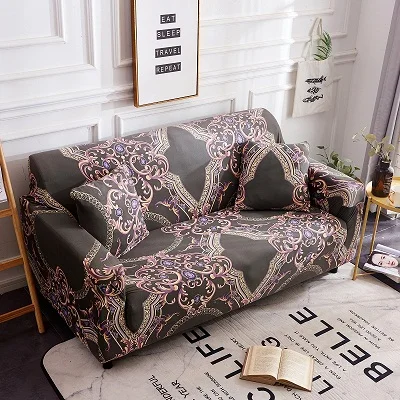 Sofa Cover 7 WLIARLEO большой эластичный чехол на диван секционные кушетки стрейч сиденье угловой чехол красный цвет диван 1,2, 3,4 Чехол для сидения Капа диван - Цвет: Sofa Cover 7