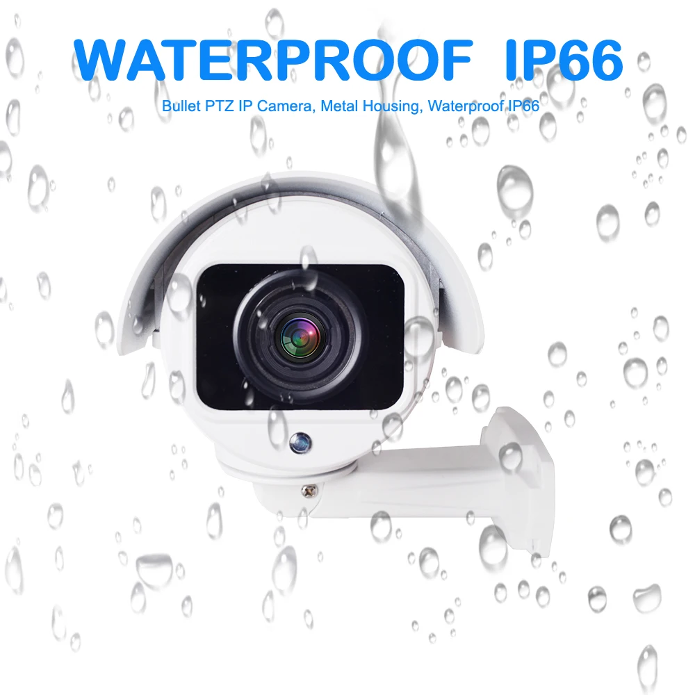 PoE HD 2MP 5MP цилиндрическая ip камера вращение 10X 4X оптический зум ИК наружная