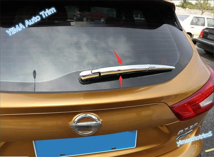 Lapetus Bright для Nissan Qashqai J11 2017 2020 ABS Авто Стайлинг заднего стеклоочиститель рамка