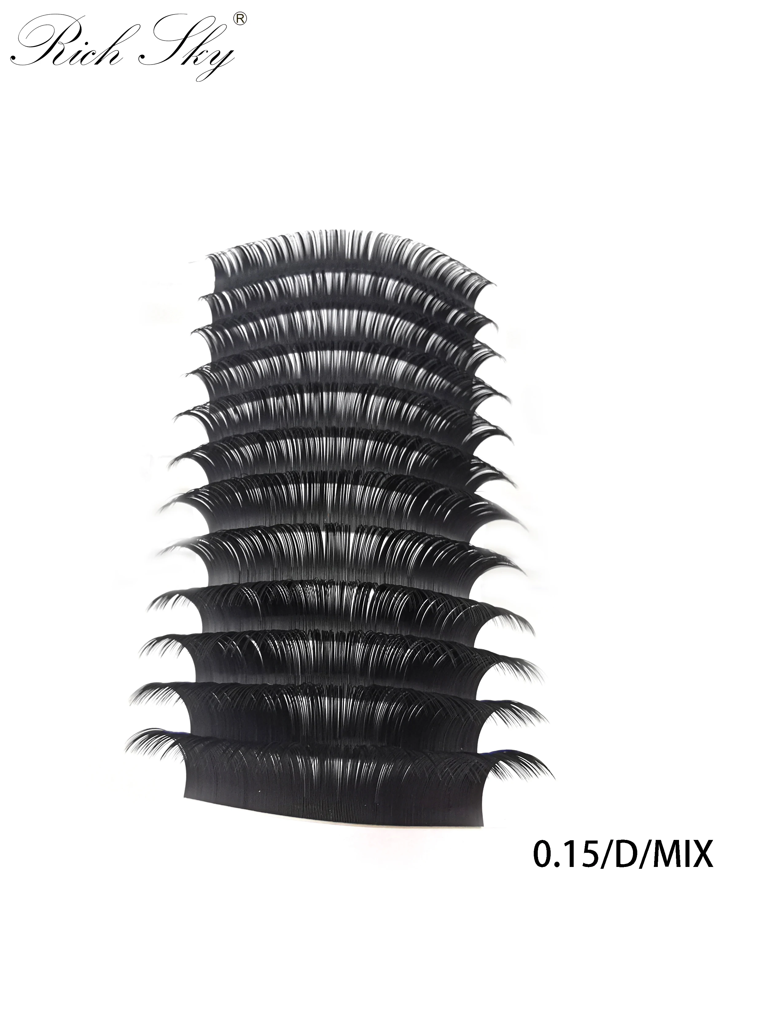 Богатый Небесно Профессиональный коричневый полосы наращивания ресниц