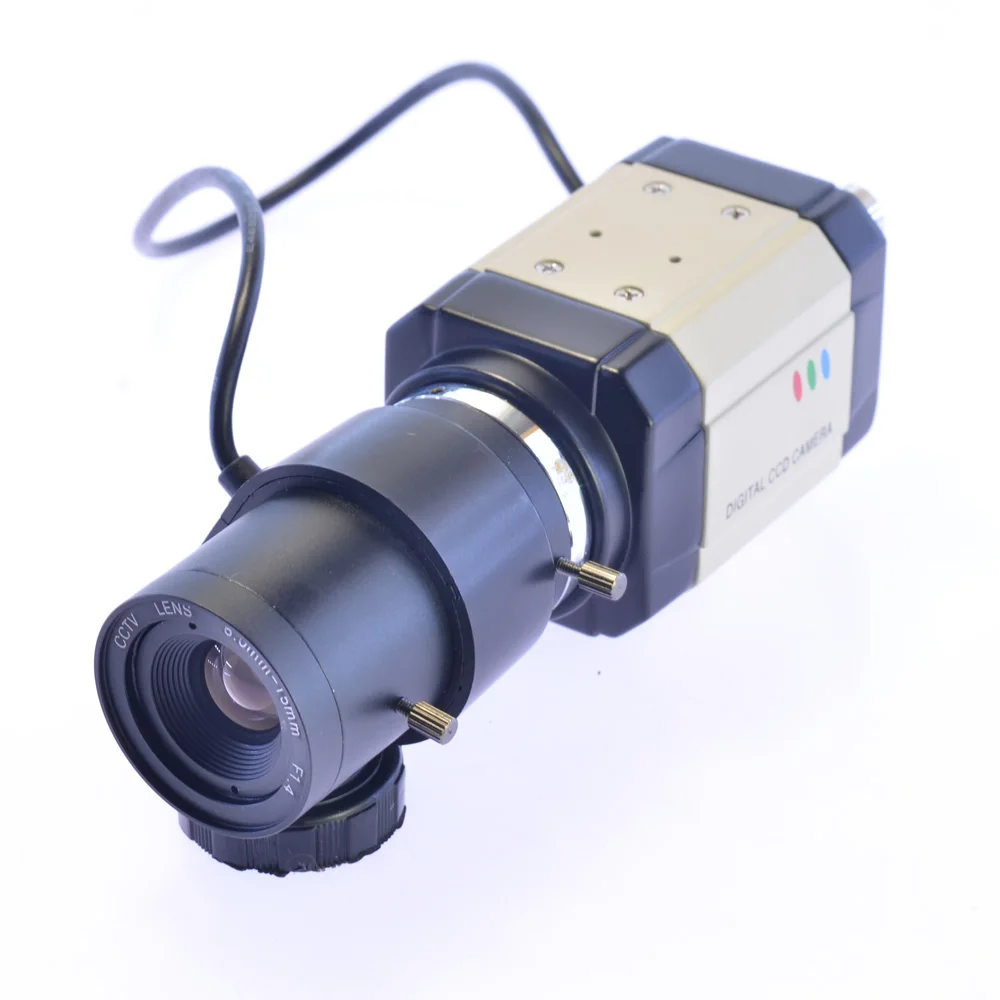 800TVL BNC Трипод микроскоп камера промышленная 6-60 мм объектив с переменным фокусным