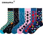 EIOISAPRA, принт с животными, счастливые мужские носки унисекс в стиле хип-хоп модная одежда из чесаного хлопка забавные скейтборд носок дышащая тай-дай носки