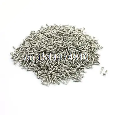 

1000 Pcs 5/64" Dia 5/16" Long Thread Phillips Head Self Tapping Screw
