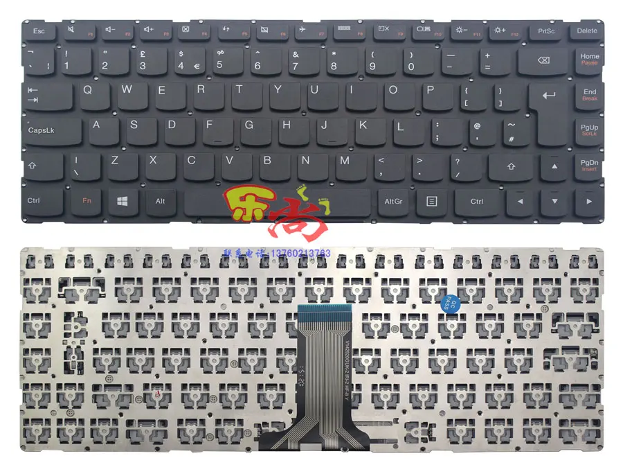 Чехол для lenovo Yoga 500-14ISK Flex 3-1470 верхняя крышка задняя крышка/Упор для рук верхняя/клавиатура Великобритания США/нижний чехол Нижняя основа/петли