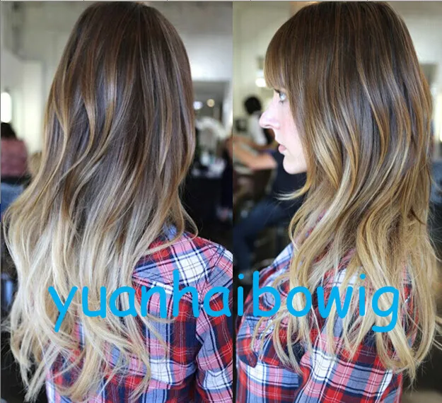 Горячая распродажа 20 &quot два тона виргинский бразильский человеческих волос