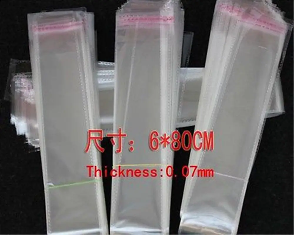 Self Adhesive Clear Cellophane Resealable Plastic Packaging Bags 100pcs | Дом и сад