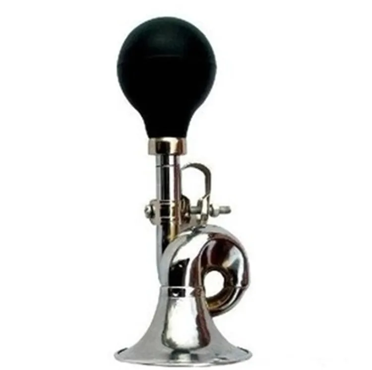 Велосипедный звонок WEST BIKING хромированный руль с черной лампой в винтажном стиле |