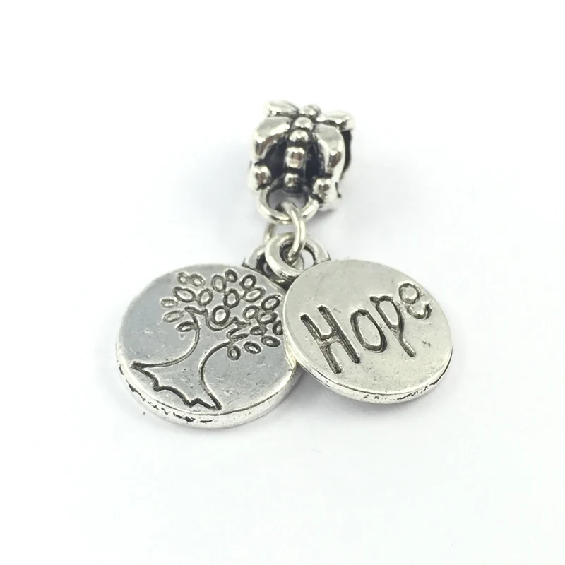 Подвеска семейное дерево с надписью Европейские Бусины подходят для браслетов и