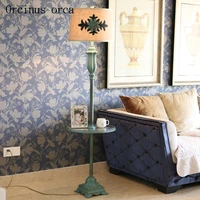 american style living room european style retro bedroom bedside table lamp with table coffee table tray table lamp