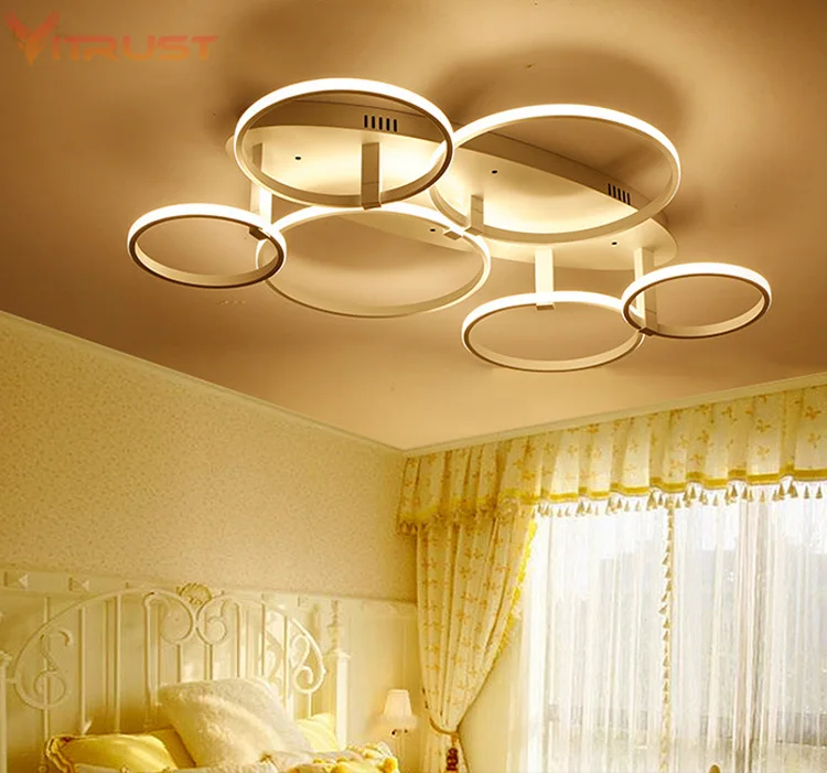 

Luxury acrylic LED ceiling light Creative large luxury ceiling lamp circel art LED lighting fixture AC 110-240V