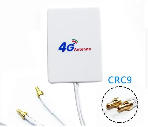 CRC9 connector 3g 4G LTE Антенна внешняя антенна для huawei zte 4G LTE маршрутизатор модем антенна с TS9/CRC9/SMA разъем 2 м кабель - Цвет: CRC9 connector
