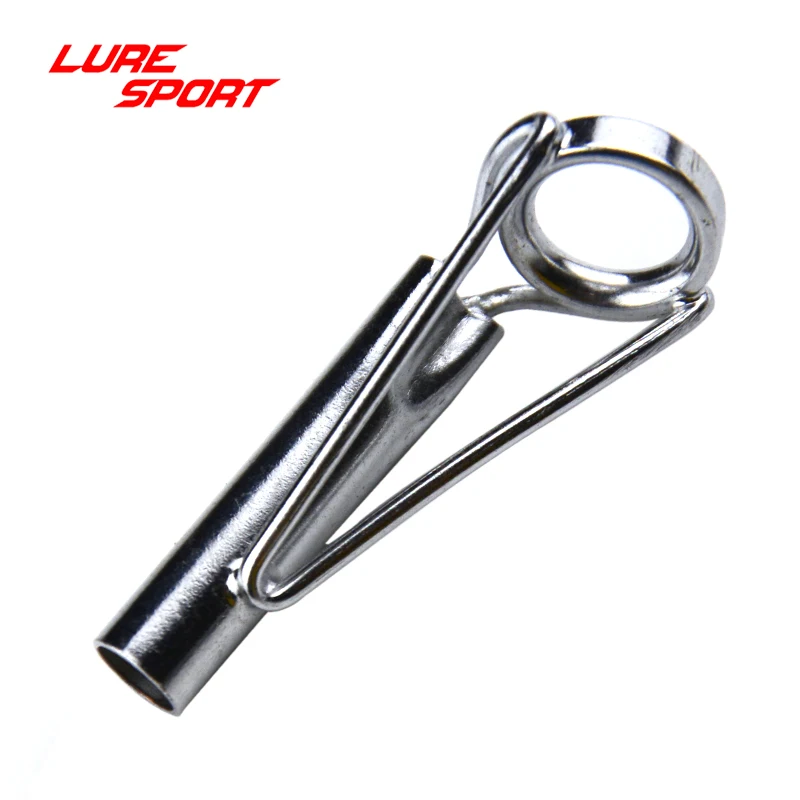 

LureSport 3pcs Heavy Duty AT Top Guide Steel Ring Silver Steel frame Boat Rod Building component Repair DIY Accessory