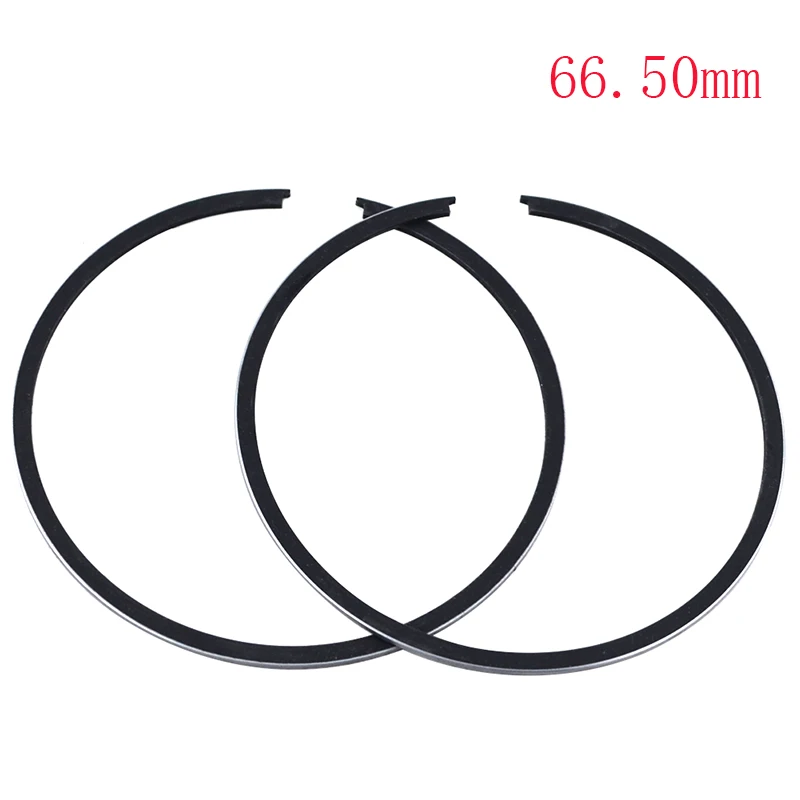 66.50mm Rings Мотоцикл 66 мм 66,25 мм 66,5 мм 66,75 мм 67 мм поршневые кольца комплект для HONDA CRM250 CRM 250 246 KAE MD24 - Цвет: 66.50mm Rings