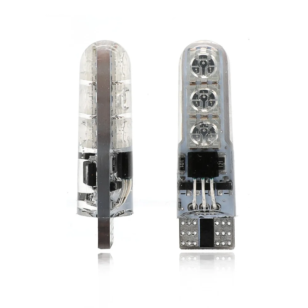 Carsty RGB T10 W5W Светодиодные Габаритные фонари для автомобиля SMD Led 194 168 лампочка с