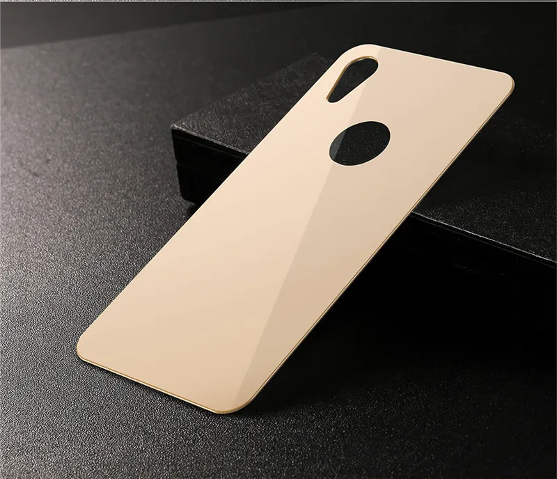 9H полное покрытие защитная задняя пленка стекло для iPhone XS XR защита экрана на задней панели для iPhone 8 7 Plus xsmax закаленное стекло