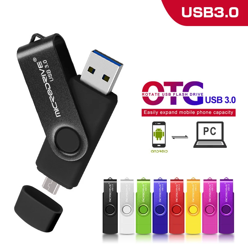 32 ГБ флеш накопитель USB 3 0 OTG Micro Usb U диск Флешка карта памяти для Android телефона
