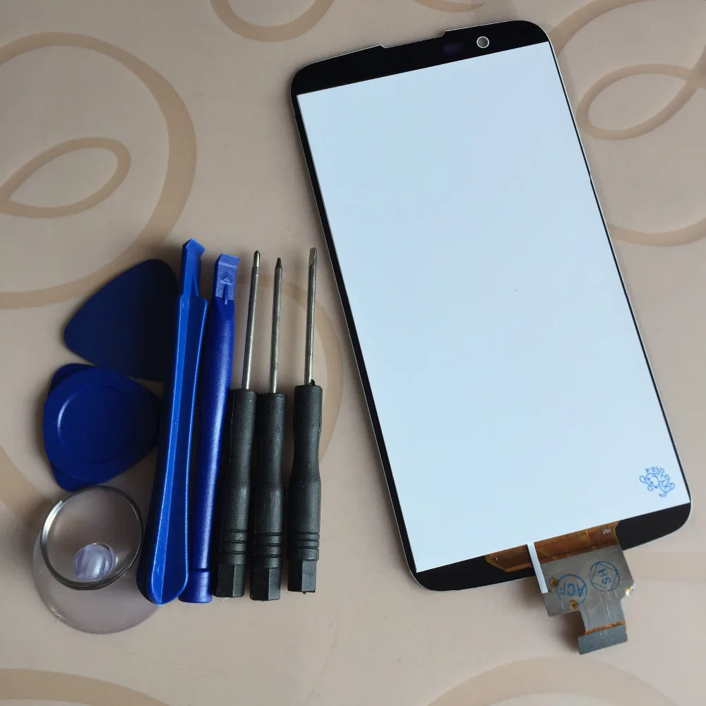 Для LG K10 TV K430 K410 сенсорный экран и ЖК дисплей с IC On Flex (не для LTE) в сборе рамкой +