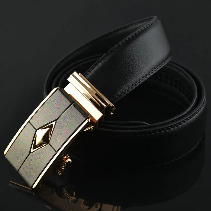 Новинка 2017 брендовые Дизайнерские мужские ремни из натуральной воловьей кожи