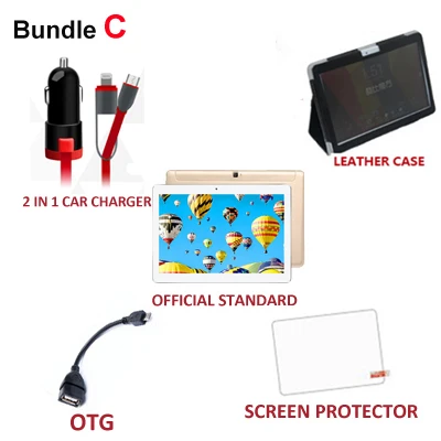 Bundle C VOYO Q101 4G Phablet планшетный ПК MTK6753 Восьмиядерный 2 Гб ОЗУ 32 Гб ПЗУ 10,1 ''ips 1920*1200 Android 7,0 LTE WCDMA GSM WiFi Dual-SIM - Комплект: Bundle C