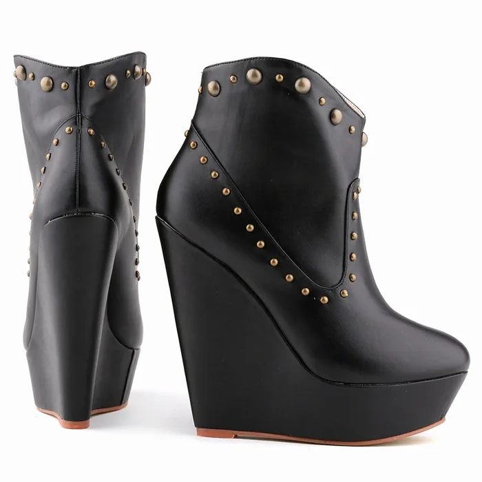 Женские ботильоны на платформе и высоком каблуке 14 см|women wedge ankle boots|wedge bootsankle boots |