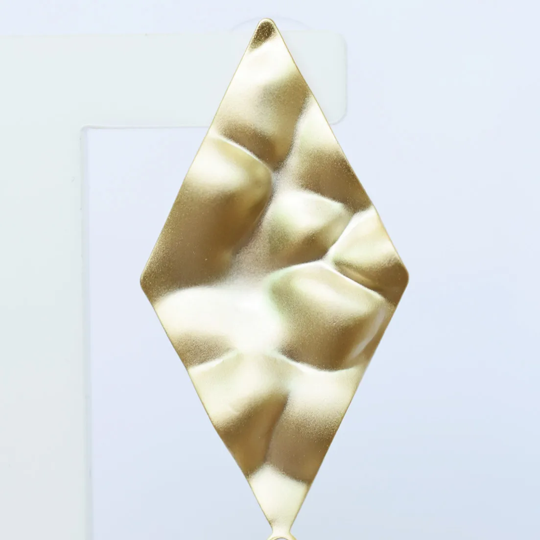 Женские Геометрические серьги подвески с матовым золотым покрытием жемчужные