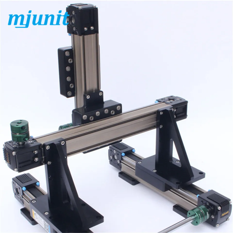 toothed belt drive rail manufacturer 24vdc actuator linear motion slider Motorized XYZ axis Nema 17 23 high speed guideway | Обустройство