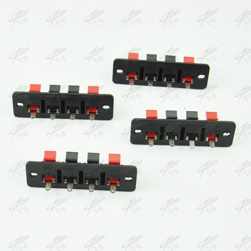 5 шт Горячие однорядные 4 Pin положения спикер Клеммная плата Разъемы|4 pin terminal|connector