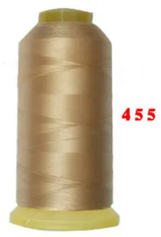 Beige yellow 0,32 мм/0,38 мм высокопрочный полиэстер черная/белая нить для кожи/джинсов/дивана/ковбоя высокая прочность - Цвет: Beige yellow