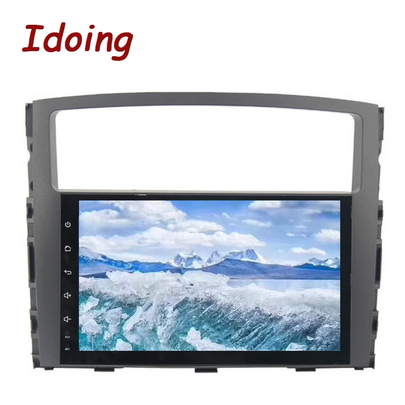 Idoing 1Din 9 дюймов Android 6 0 Fit MITSUBISHI PAJERO V97 V93 2006 2011 32 г Встроенная память автомобиль