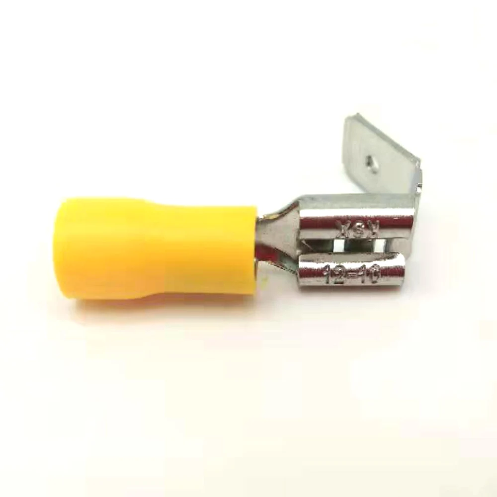2 шт. 12-10 AWG полуизолированные свинка задняя Лопата электрические быстроразъемные